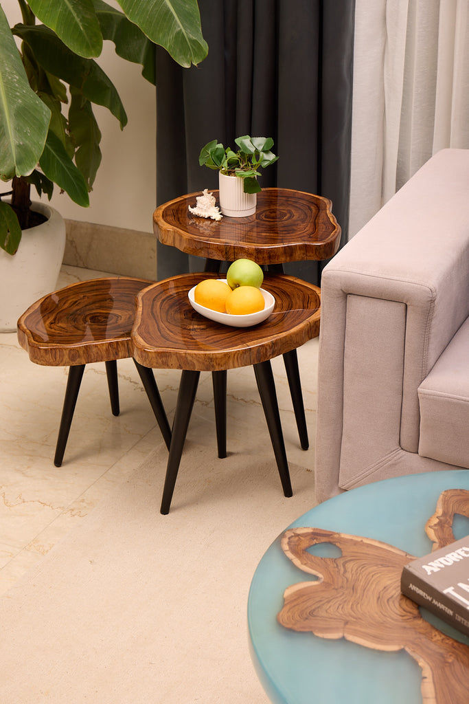 How to Decorate Nesting Tables: Elevating Your Space with Wewood’s Home Decor Furniture