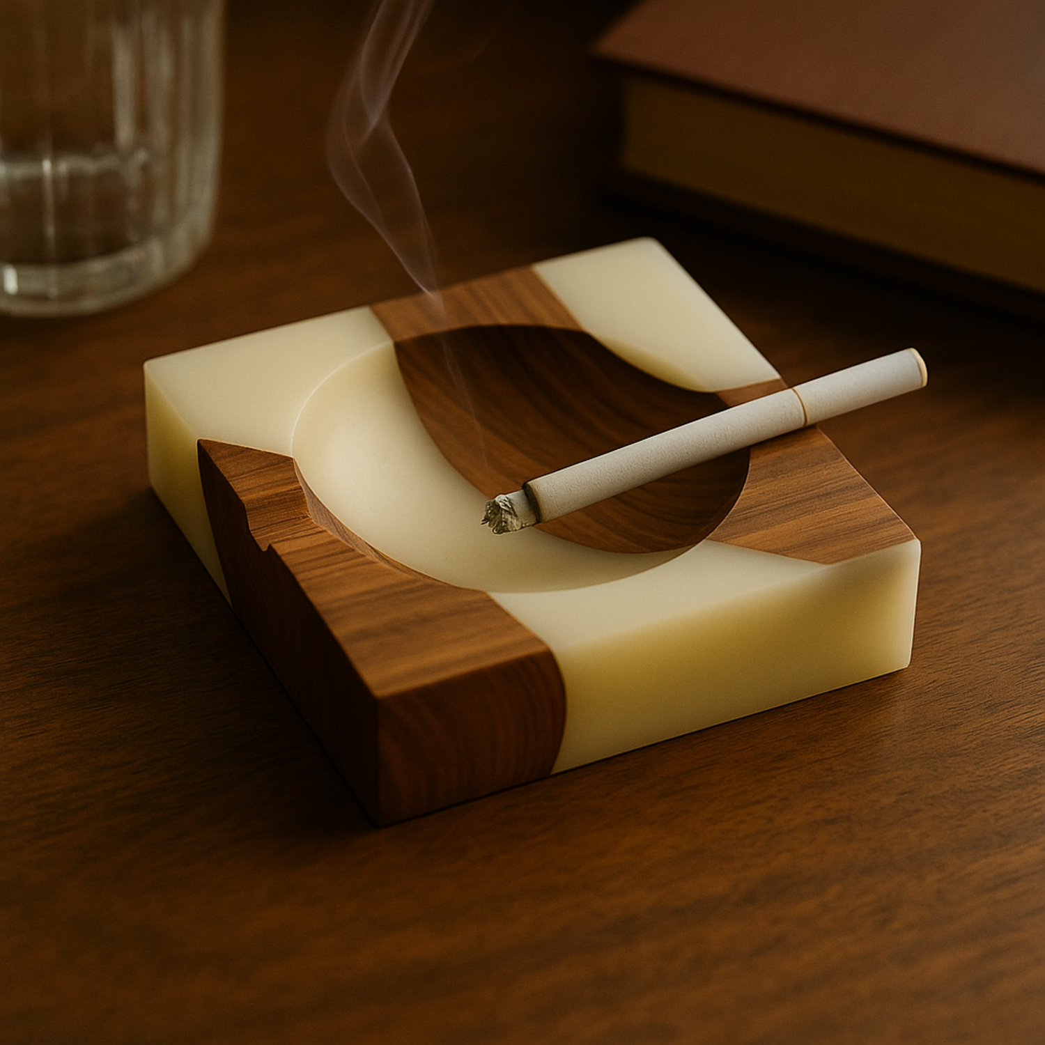 Elegant White Ashtray